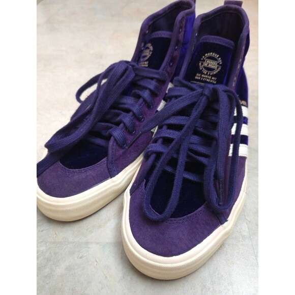 adidas Other - Adidas Men's Matchcourt High RX Na-Kel Smith Purple Velvet Sneaker Size 9
